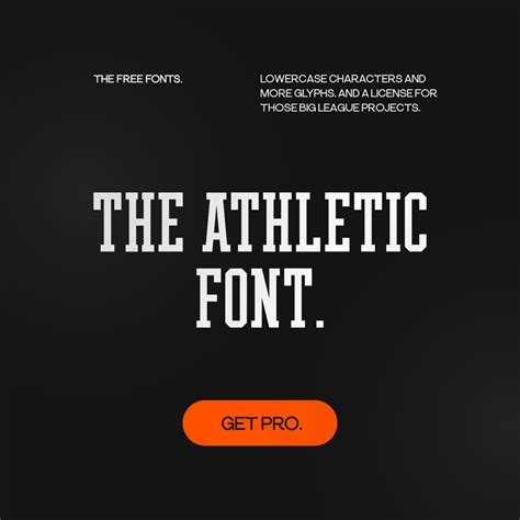 athletic fonts dafont.